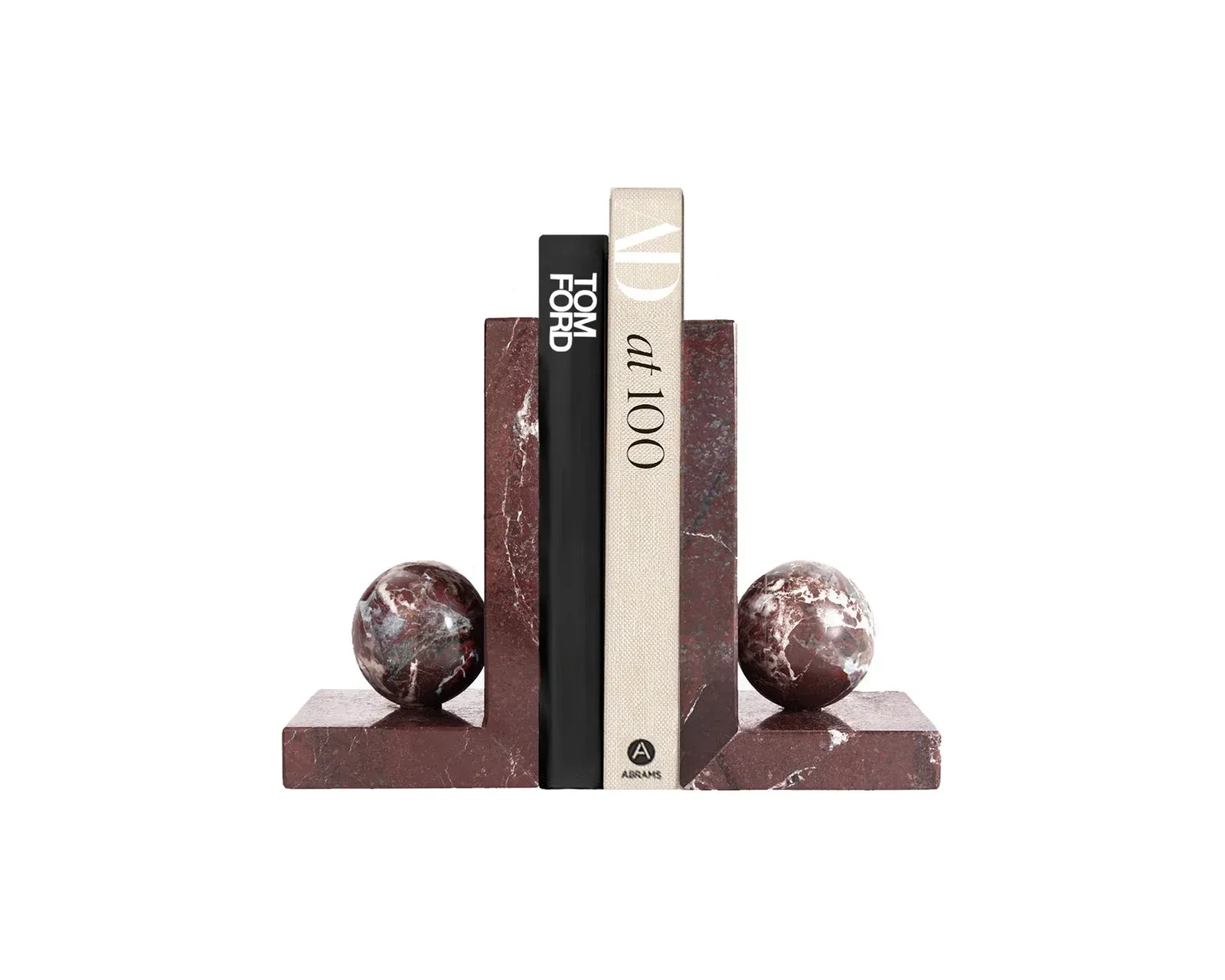 Rosso Levanto Marble Bookend