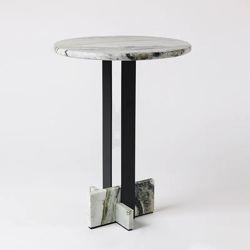 Cruciform Cold Emerald Marble Table