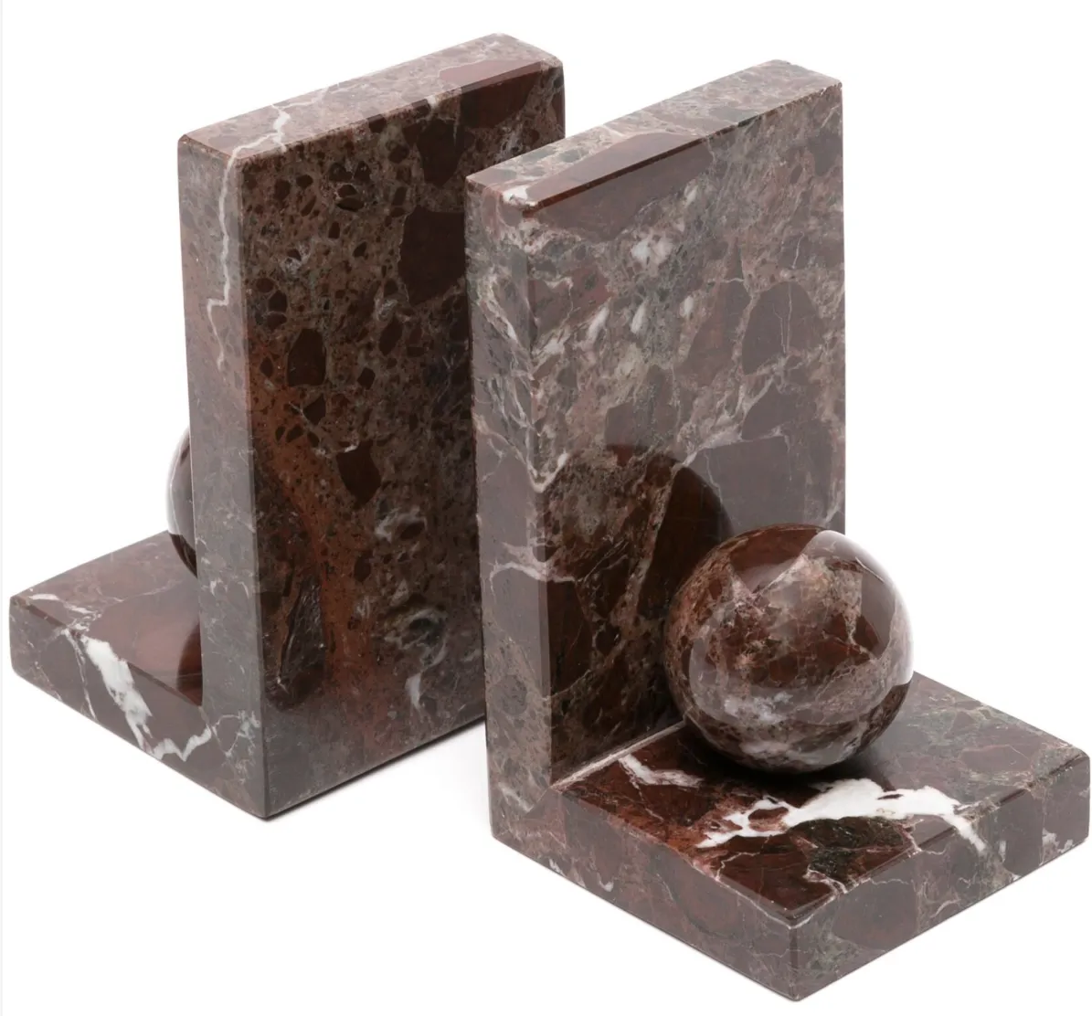 Rosso Levanto Marble Bookend