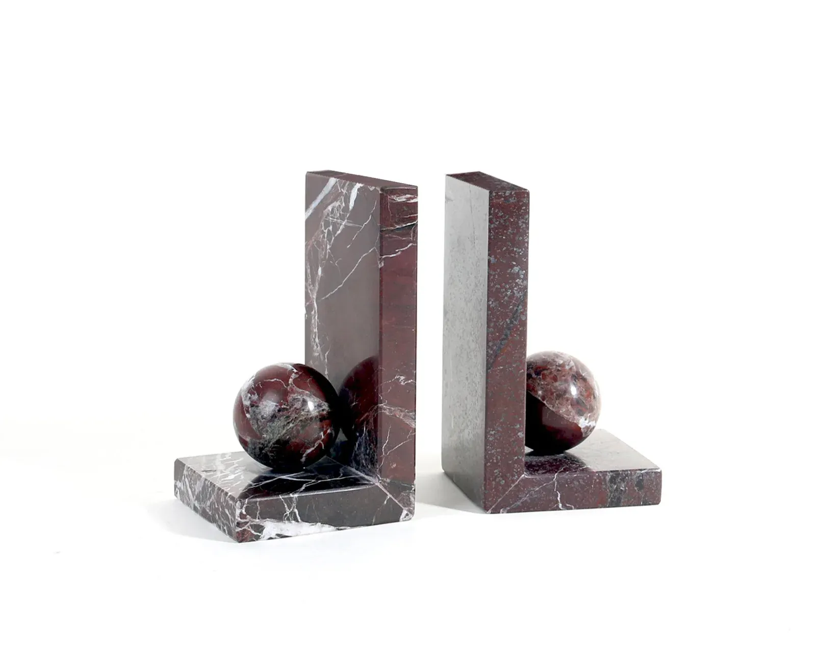 Rosso Levanto Marble Bookend