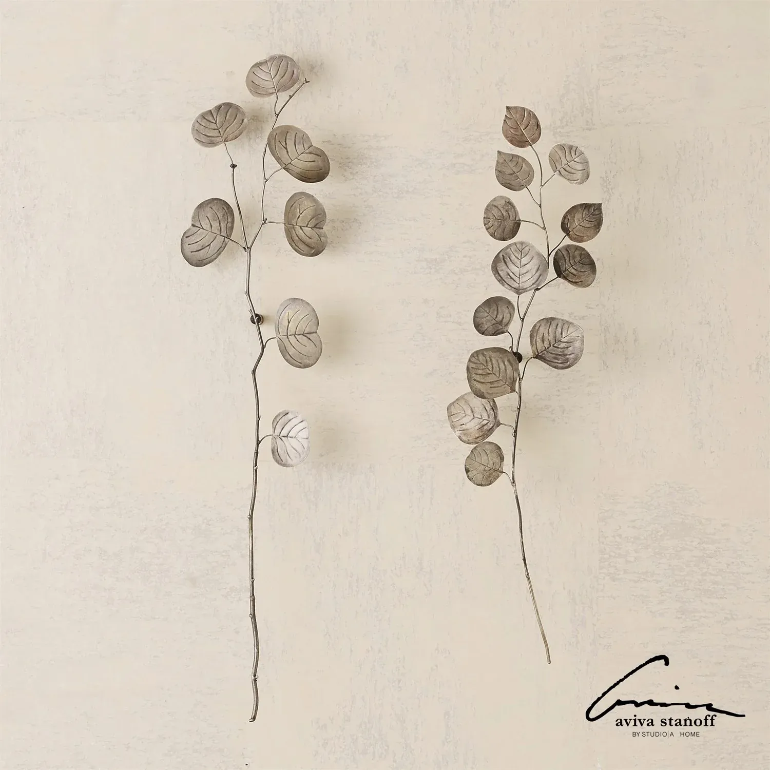 Eucalyptus - Antique Nickel - Lg
